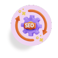 colored SEO icon